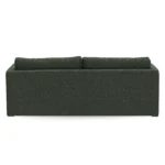 Sven 88_ Grounded Tufted Sofa - Green Wool Bouclé