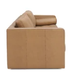 Sven 88_ Grounded Tufted Leather Sofa - Charme Tan