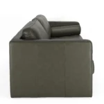 Sven 88_ Grounded Tufted Leather Sofa - Charme Green