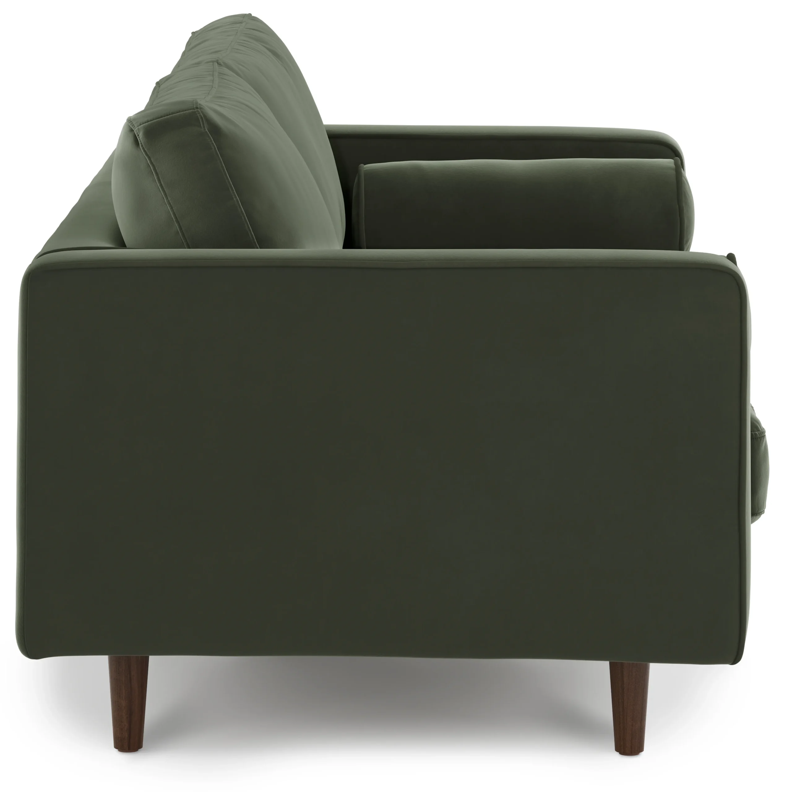 Sven 72_ Tufted Velvet Loveseat - Plush Pacific Green - Image 2