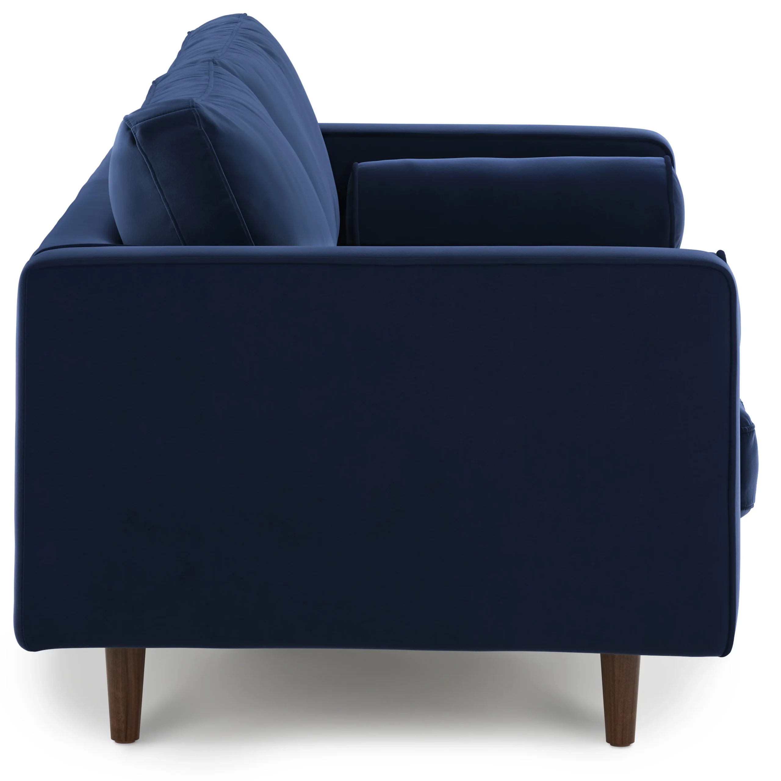 Sven 72_ Tufted Velvet Loveseat - Plush Cascadia Blue - Image 3