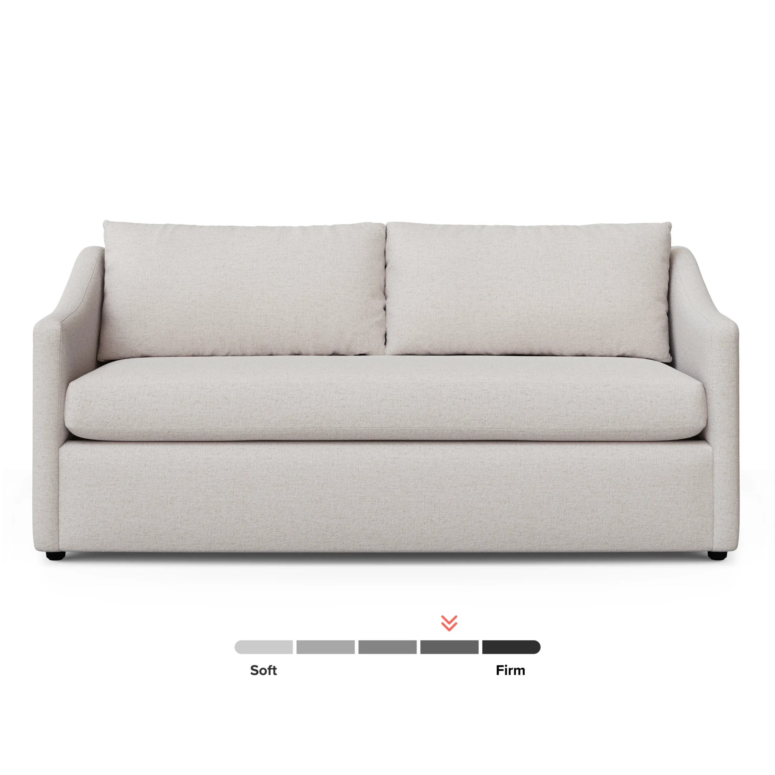 Landry 72_ Loveseat - Napa White - Image 4