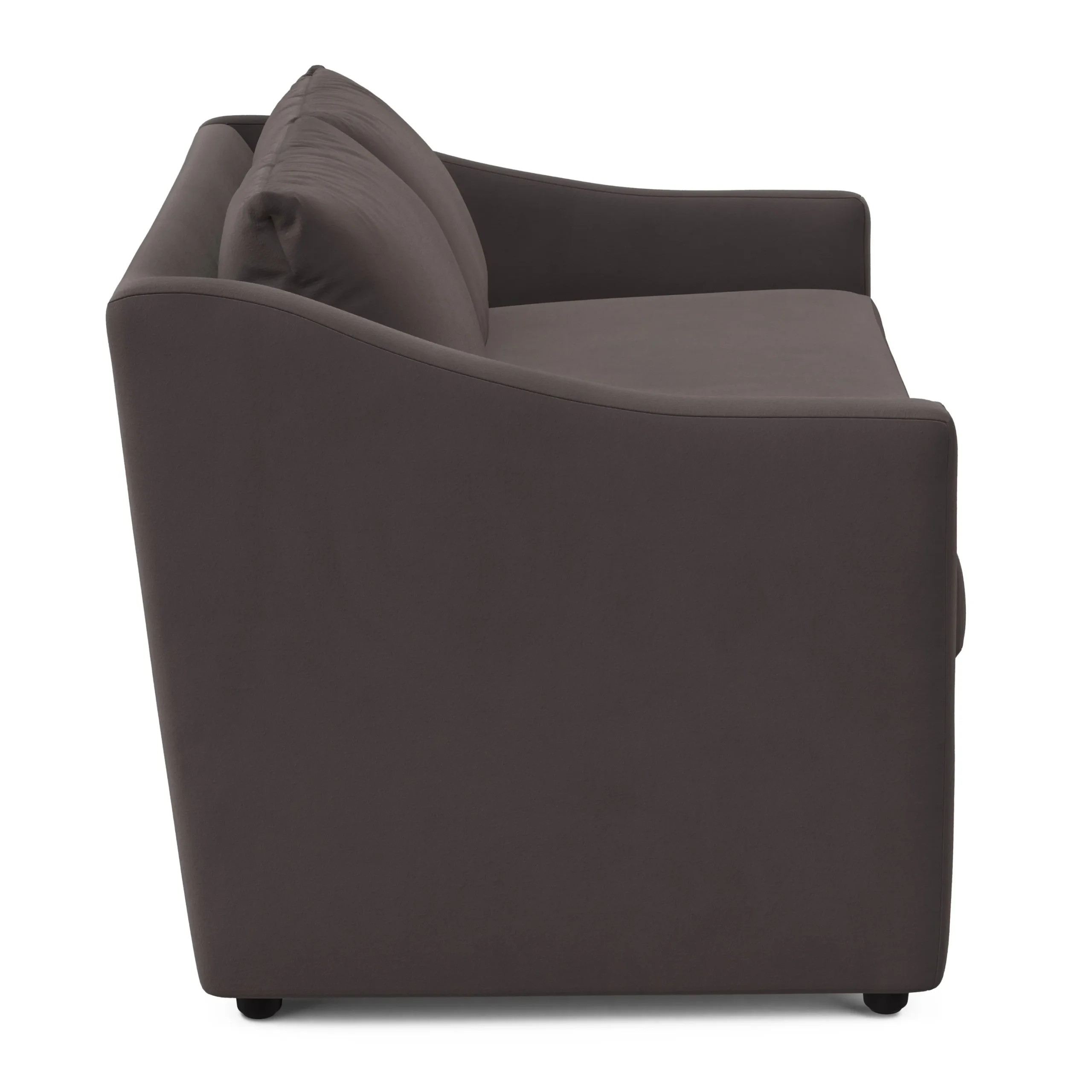 Landry 72_ Velvet Loveseat - Hale Warm Gray - Image 4