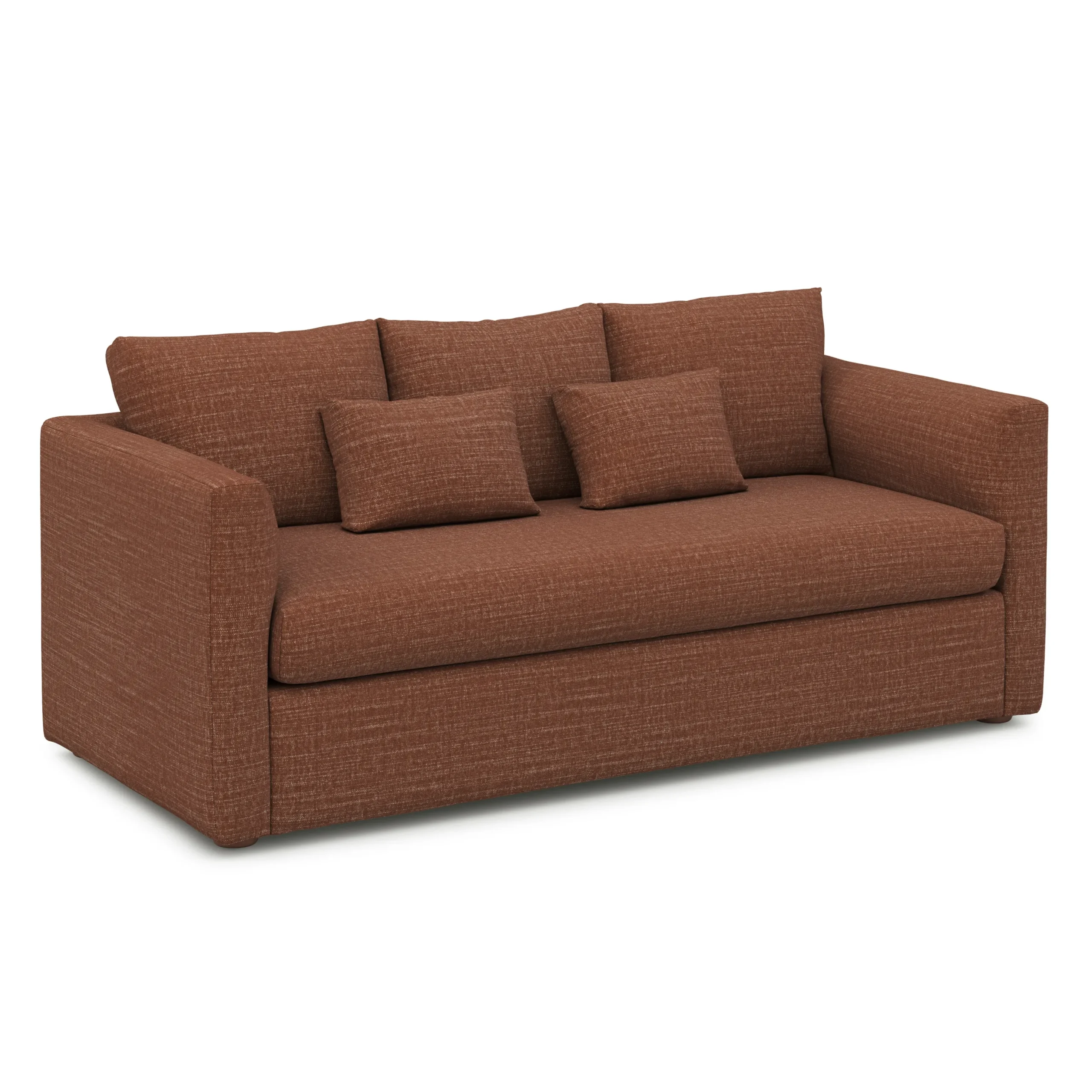 Marina 80_ Sofa - Napa Rust - Image 4