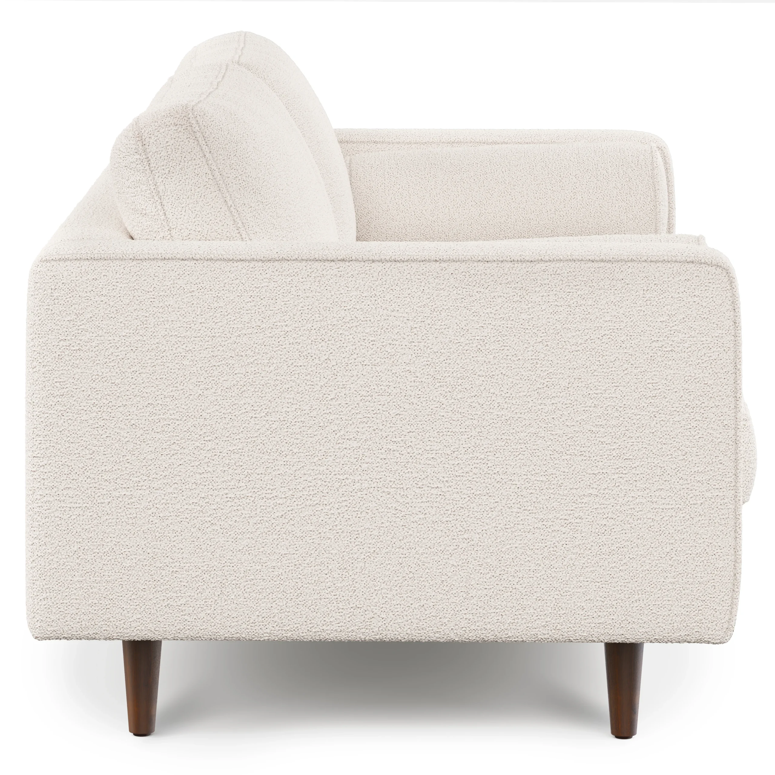 Sven 72_ Tufted Loveseat - Ivory Wool Bouclé - Image 5