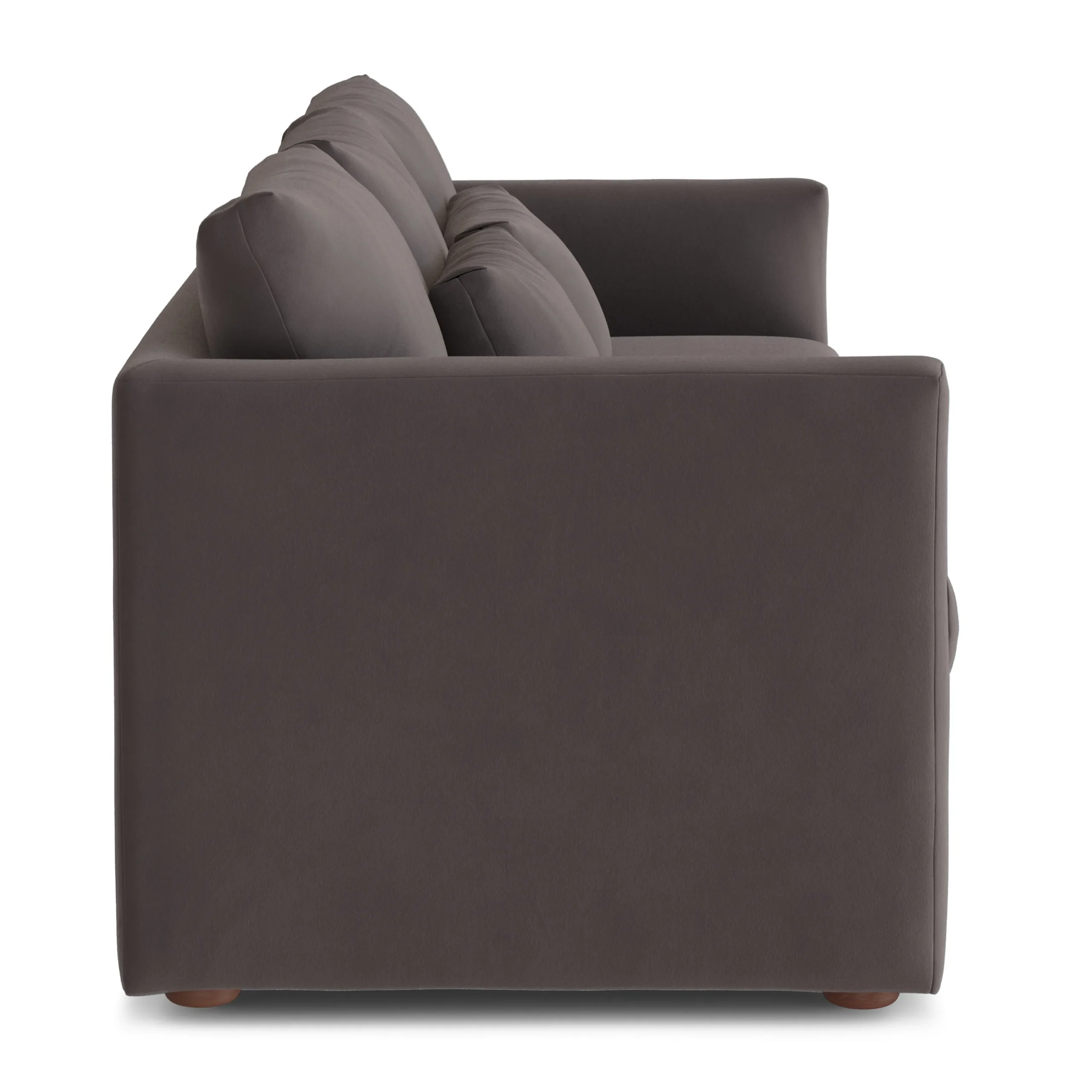 Marina 80_ Velvet Sofa - Hale Warm Gray - Image 4