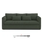 Marina 90_ Sofa - Green Wool Bouclé