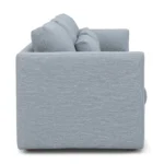 Marina 90_ Sofa - Silver Light Blue