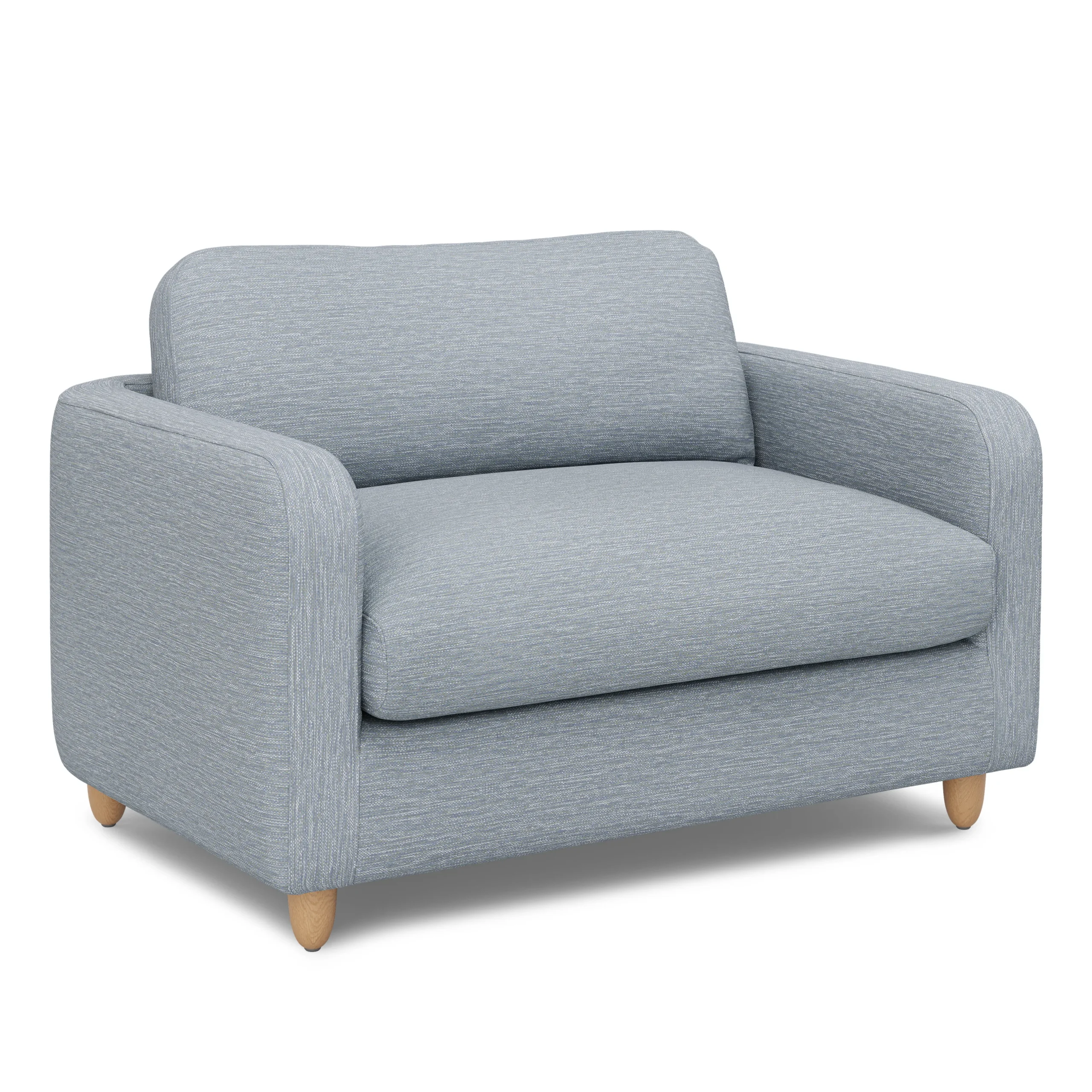 Vati 53_ Sleeper Chair -  Silver Light Blue - Image 4
