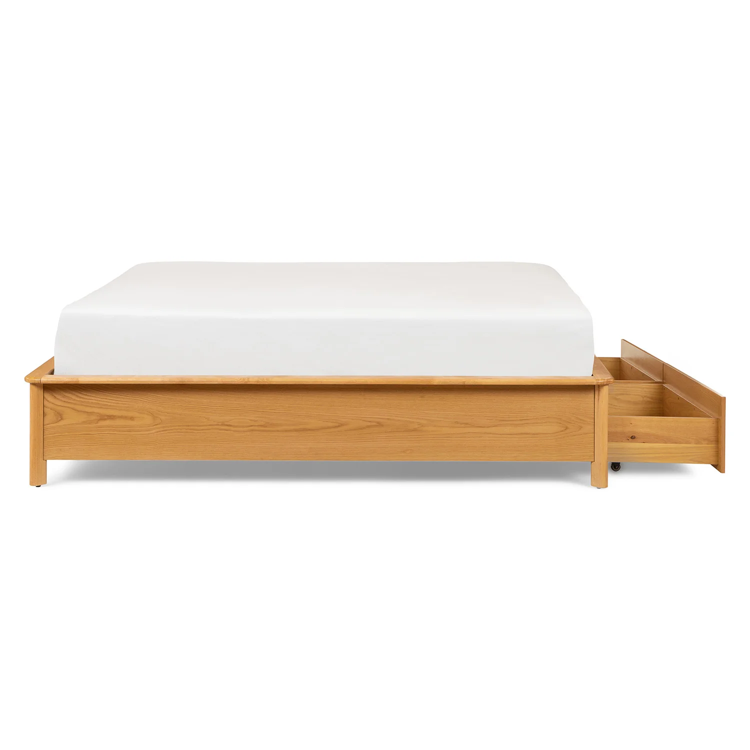 Pactera King Storage Bed - Oak - Image 5