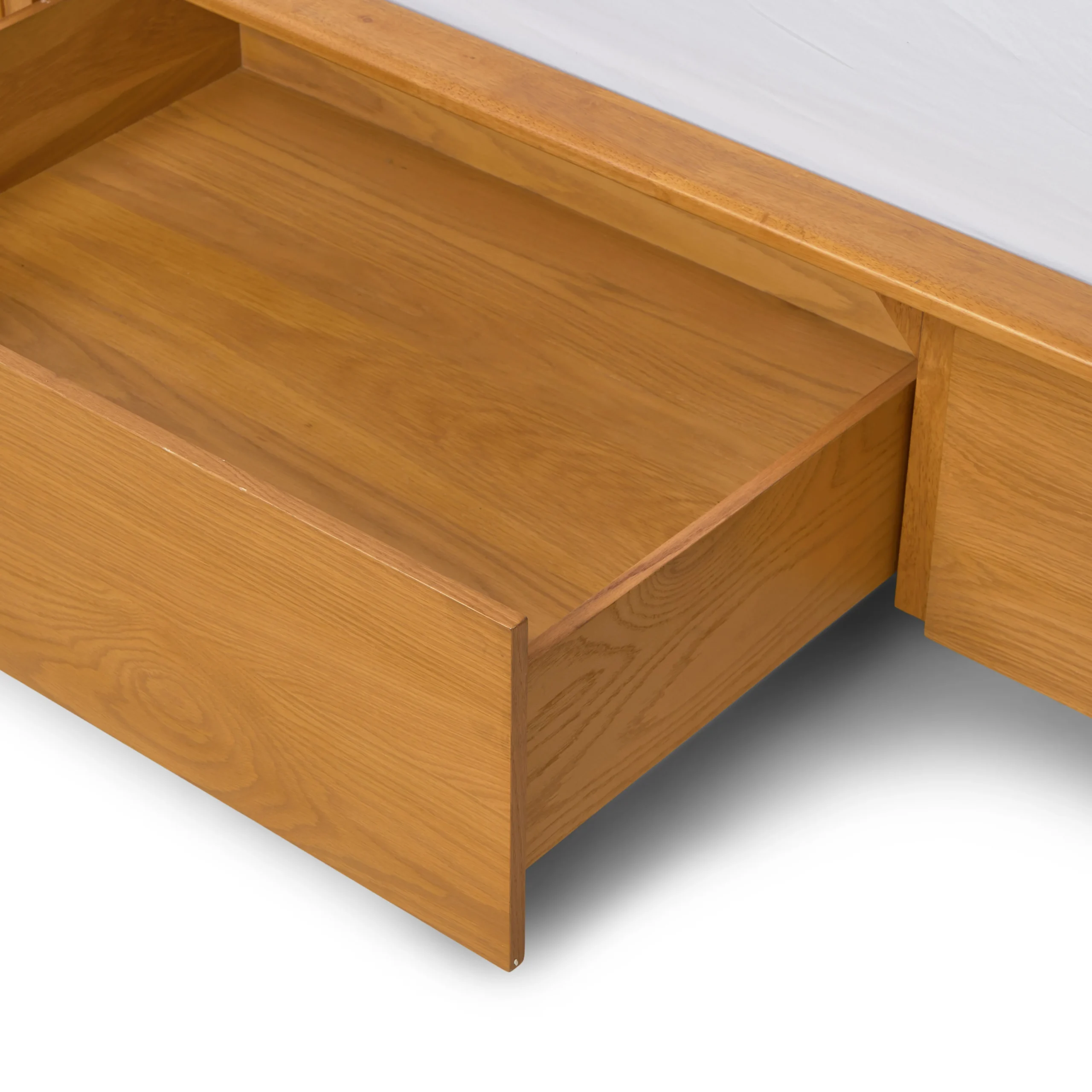 Pactera Queen Storage Bed - Oak - Image 12