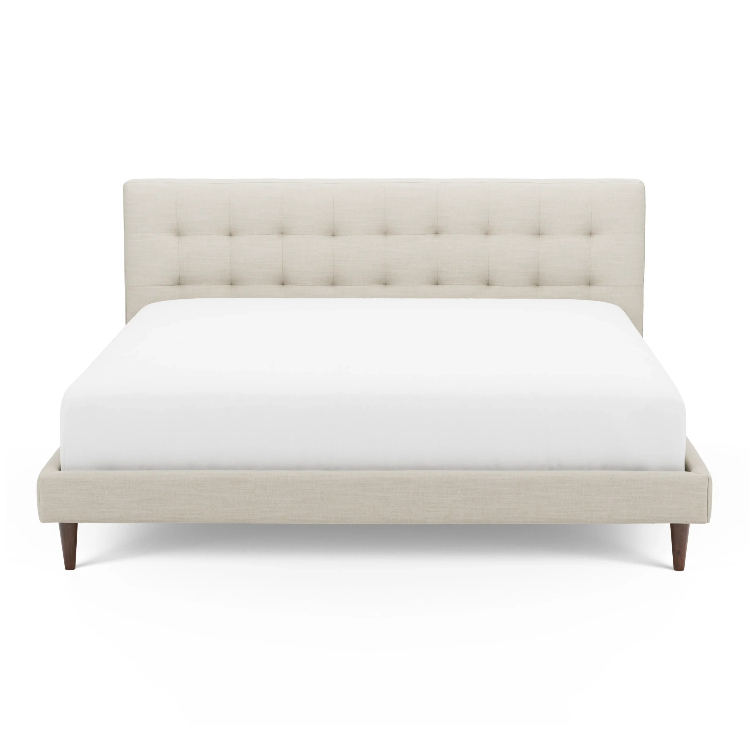 Sven King Tufted Bed - Biscuit Cream - Image 10