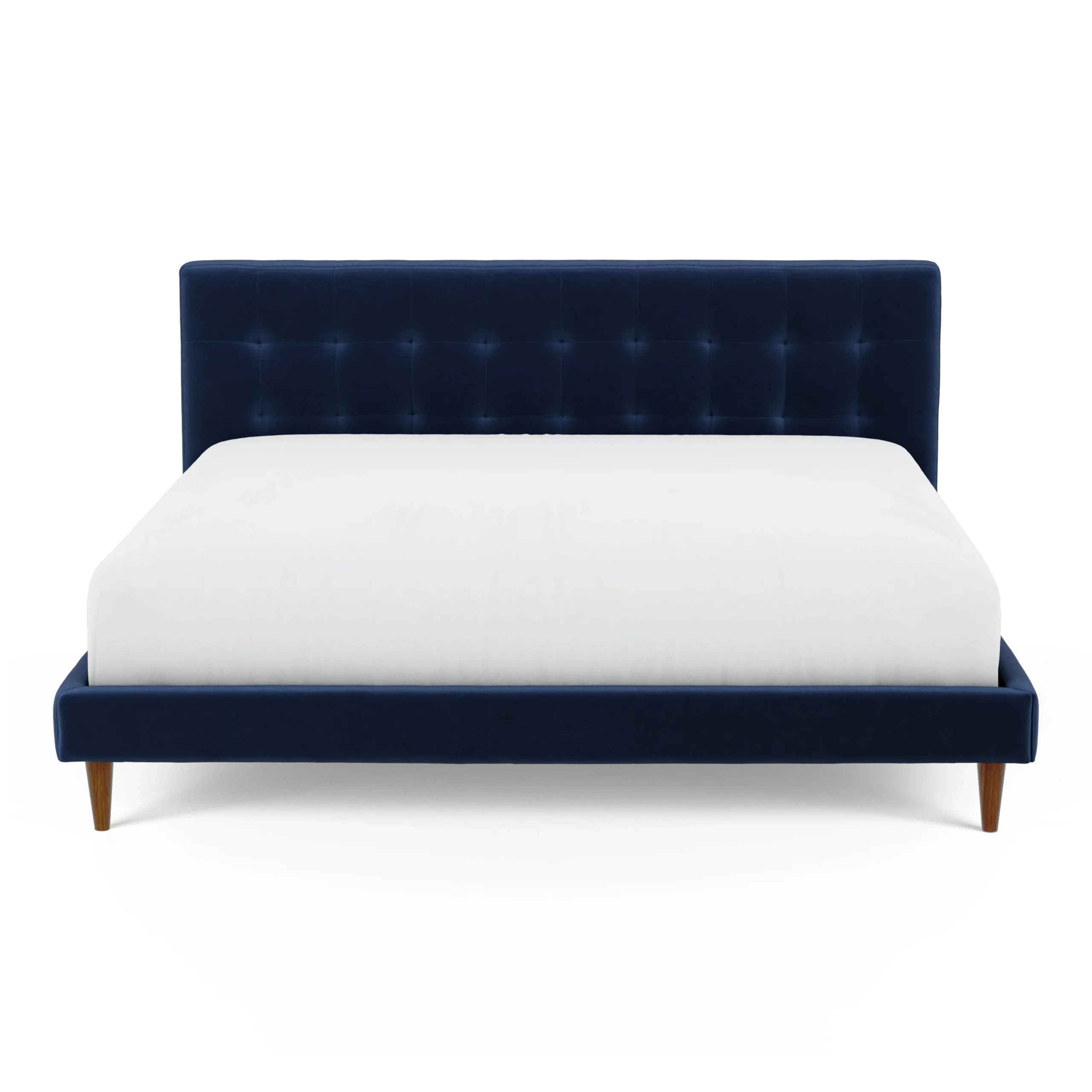Sven King Tufted Velvet Bed - Plush Cascadia Blue - Image 11