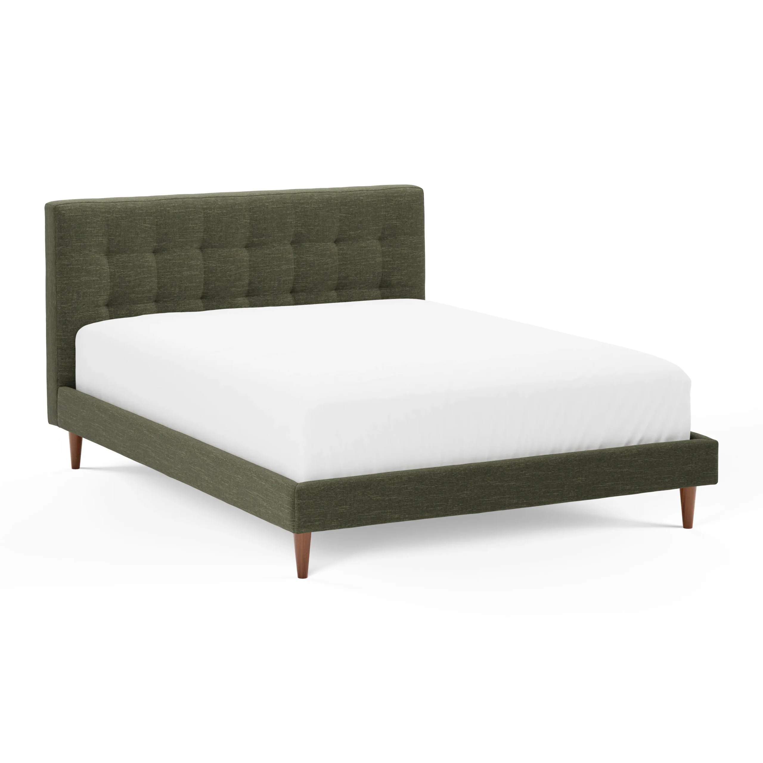 Sven Queen Tufted Bed - Fir Green - Image 11
