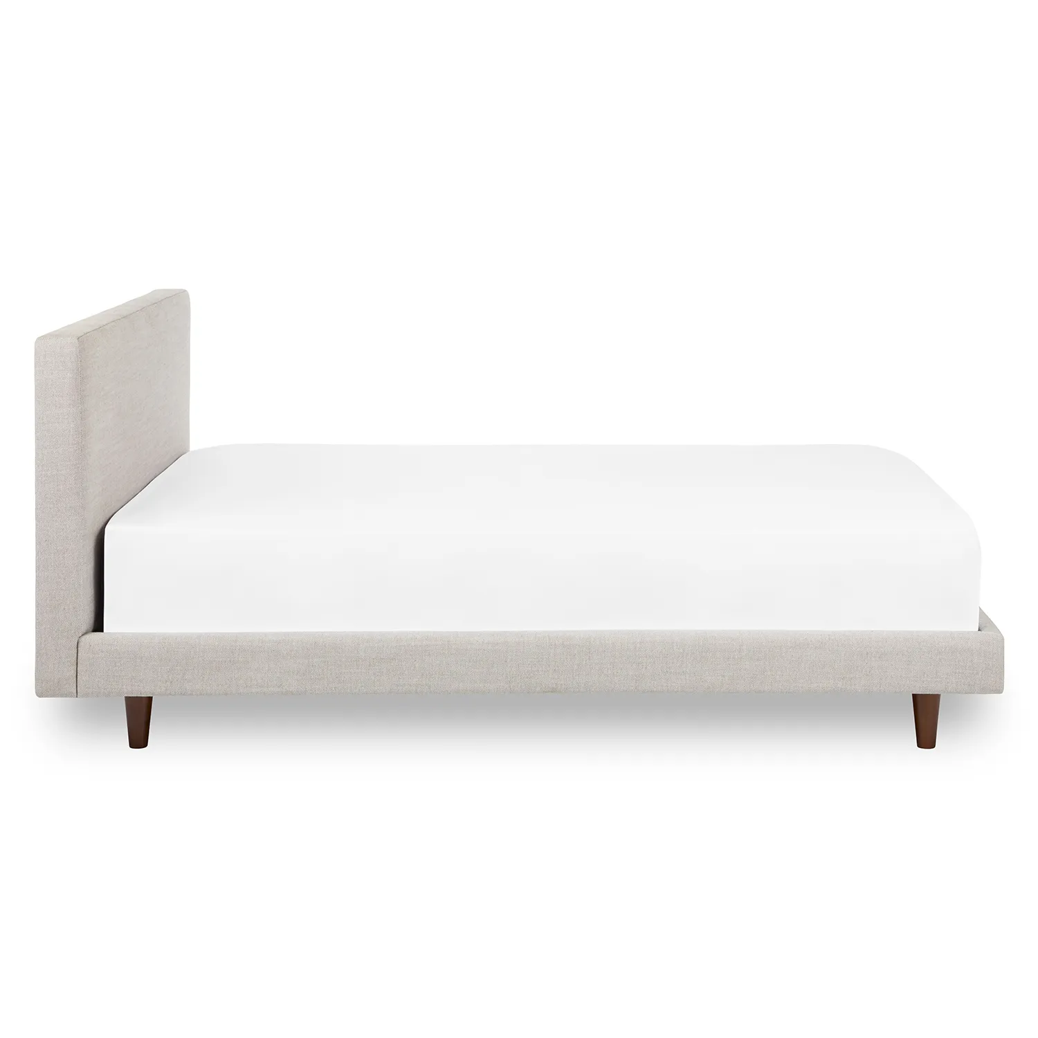 Tessu Full Low Profile Upholstered Bed - Clay Taupe - Image 13