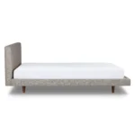 Tessu King Low Profile Upholstered Bed - Glaze Gray