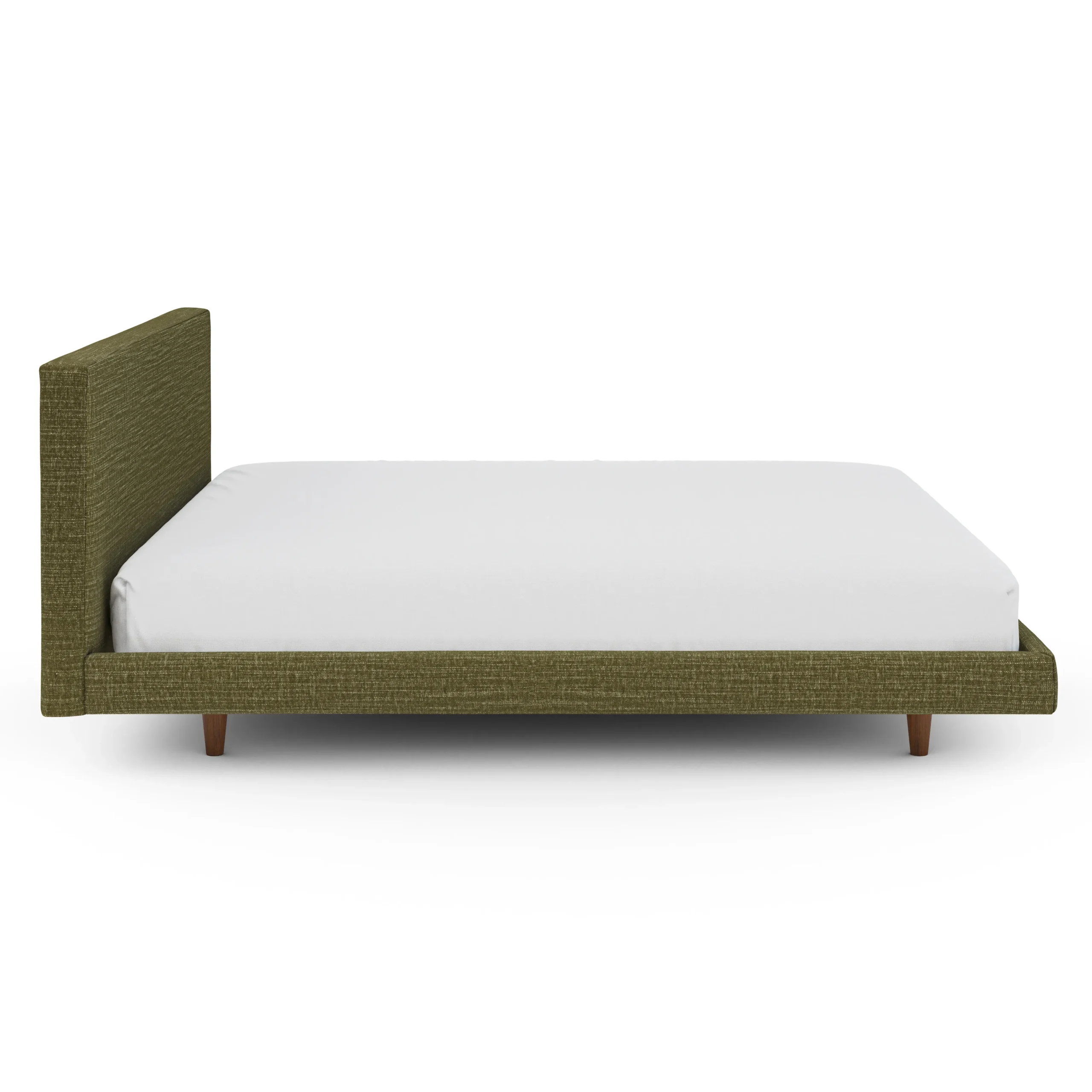 Tessu King Low Profile Upholstered Bed - Napa Moss - Image 9
