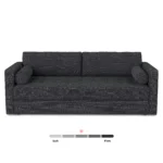 Sven 88_ Tufted Sofa Bed - Napa Charcoal