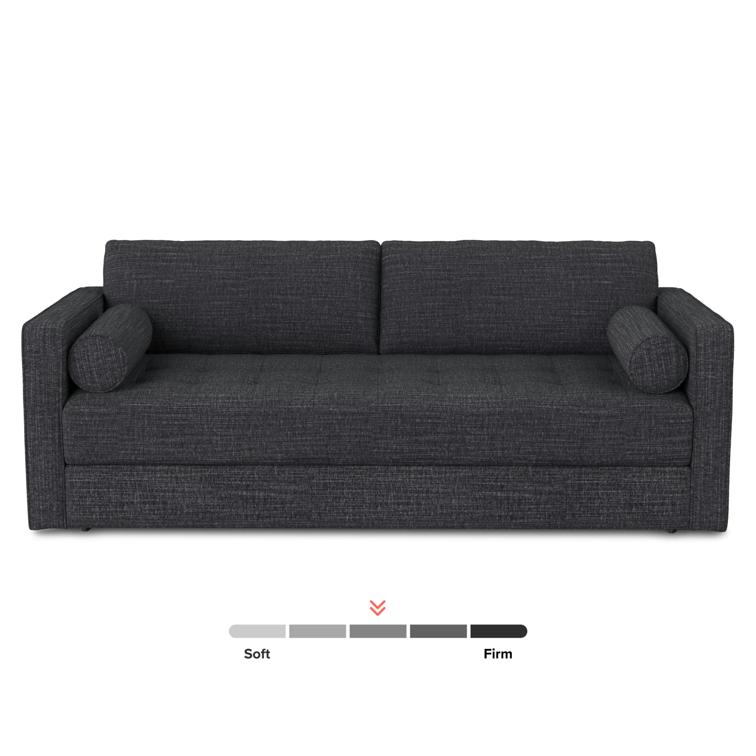 Sven 88_ Tufted Sofa Bed - Napa Charcoal - Image 5