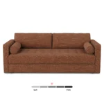 Sven 88_ Tufted Sofa Bed - Napa Rust