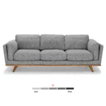 Timber 90_ Sofa - Pebble Gray