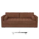Sven 88_ Tufted Sofa Bed - Ratine Oxide