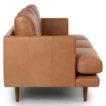 Burrard 83.5_ Leather Sofa - Bella Caramel