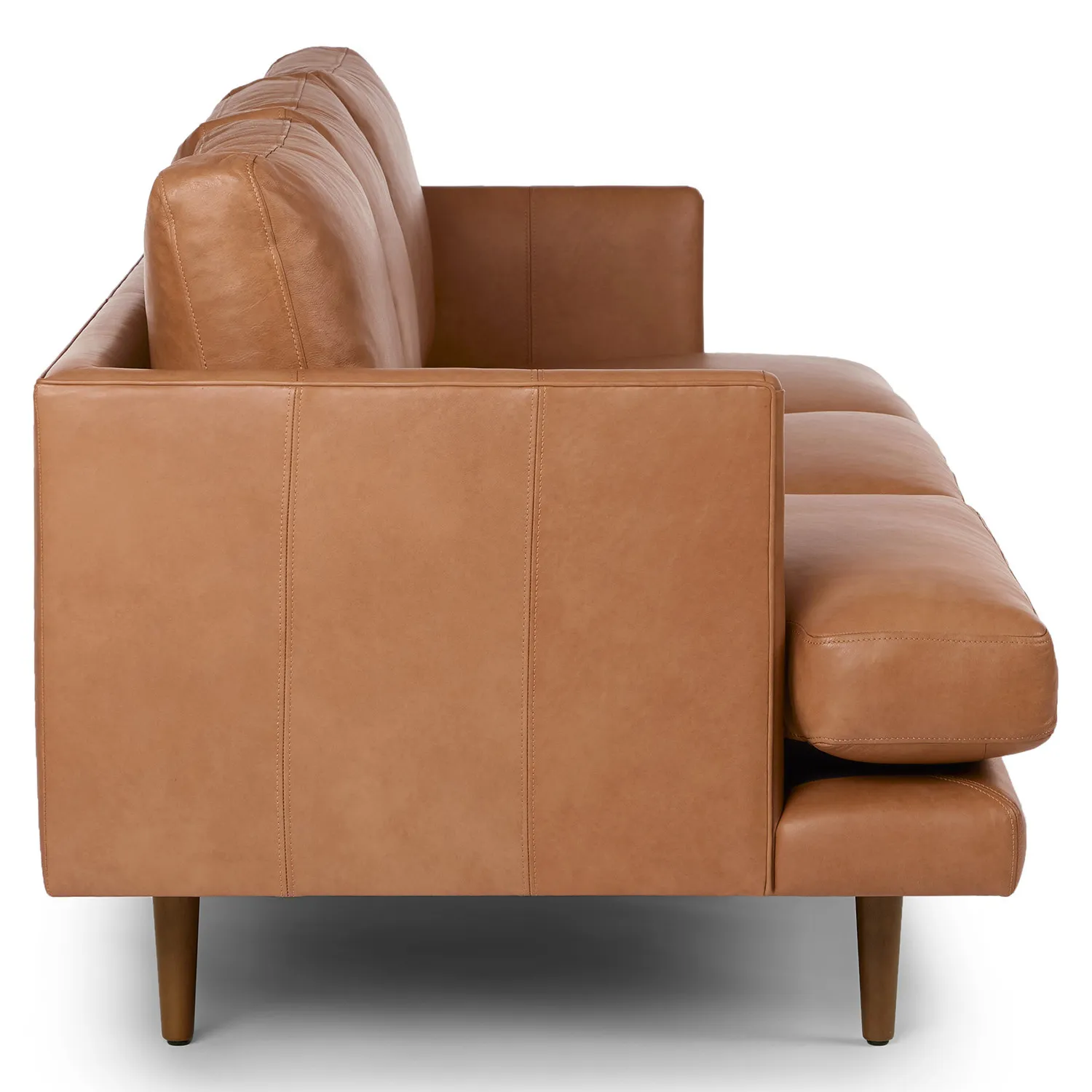 Burrard 83.5_ Leather Sofa - Bella Caramel - Image 5