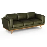 Timber 90_ Leather Sofa - Charme Green