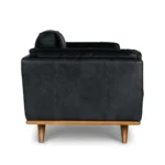 Timber 90_ Leather Sofa - Charme Black