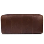 Cigar 56_ Leather Loveseat - Indiana Brown