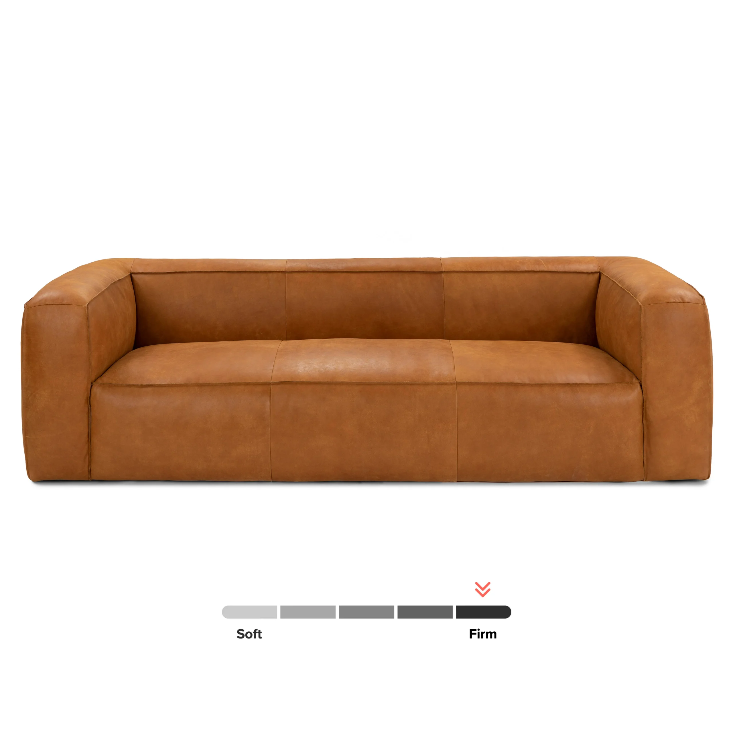 Cigar 92_ Leather Sofa - Rawhide Tan - Image 11