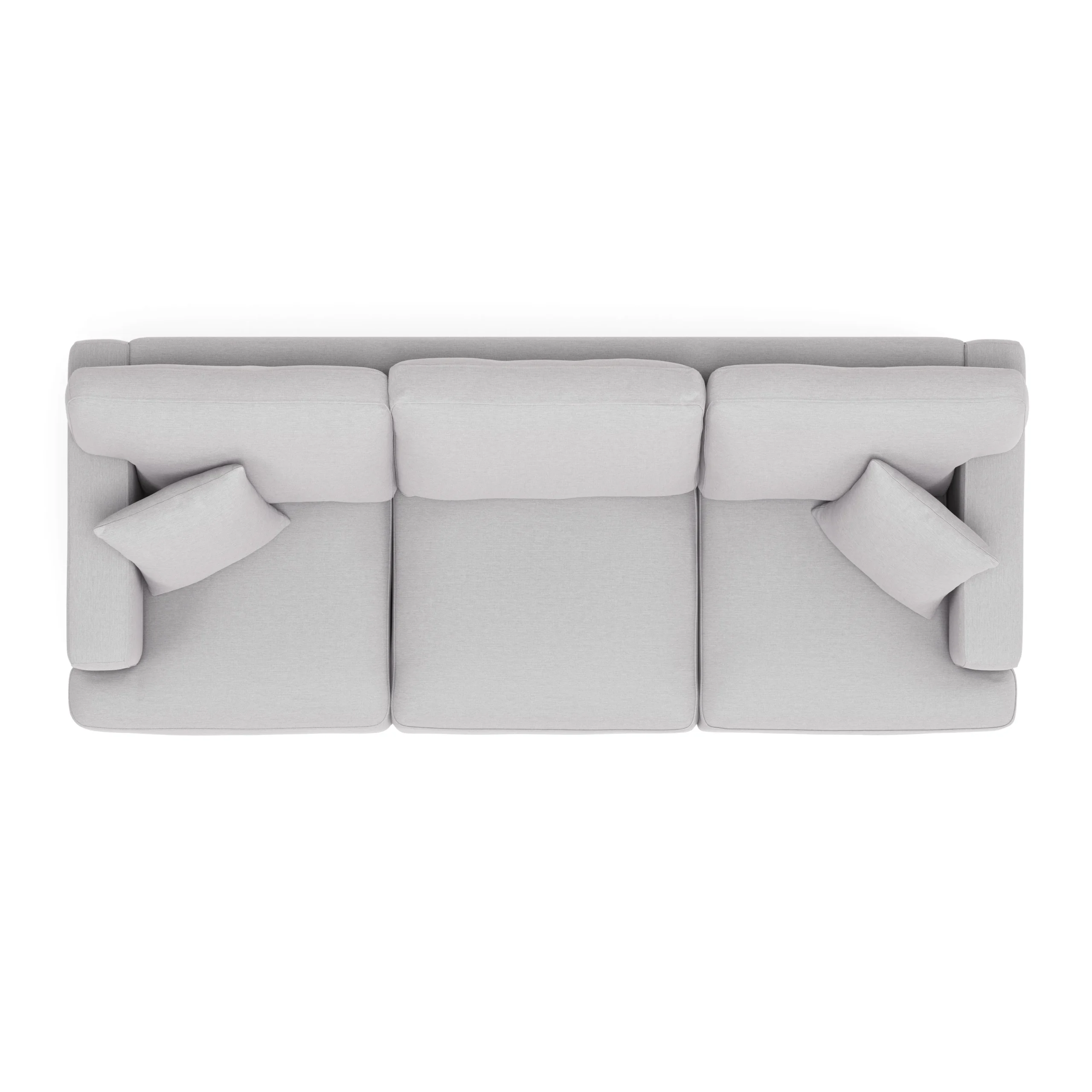 Dawn 93_ Sofa - Silver Ivory - Image 6