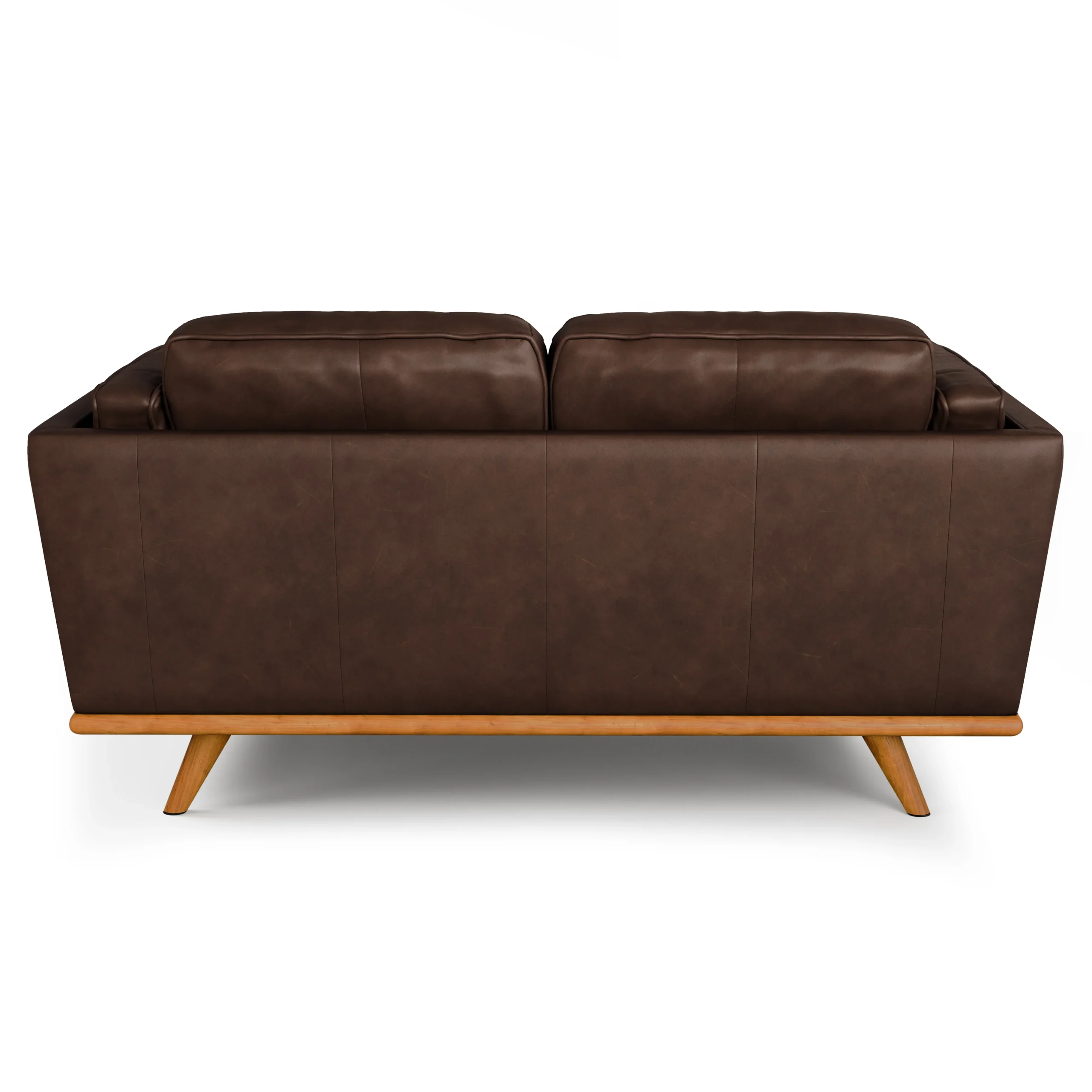 Timber 66.5_ Leather Loveseat - Charme Chocolat - Image 11