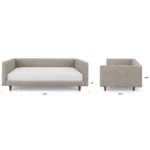 Tessu Daybed - Glaze Gray
