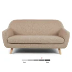 Gabriola 64_ Loveseat - Sandstone Wool Bouclé