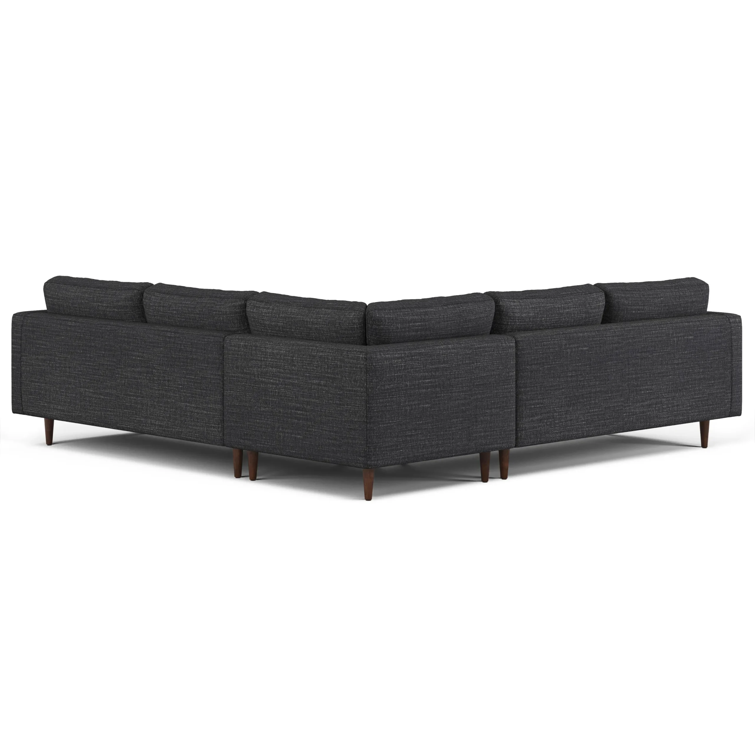 Sven 107_ Tufted Corner Sectional Sofa - Napa Charcoal - Image 11