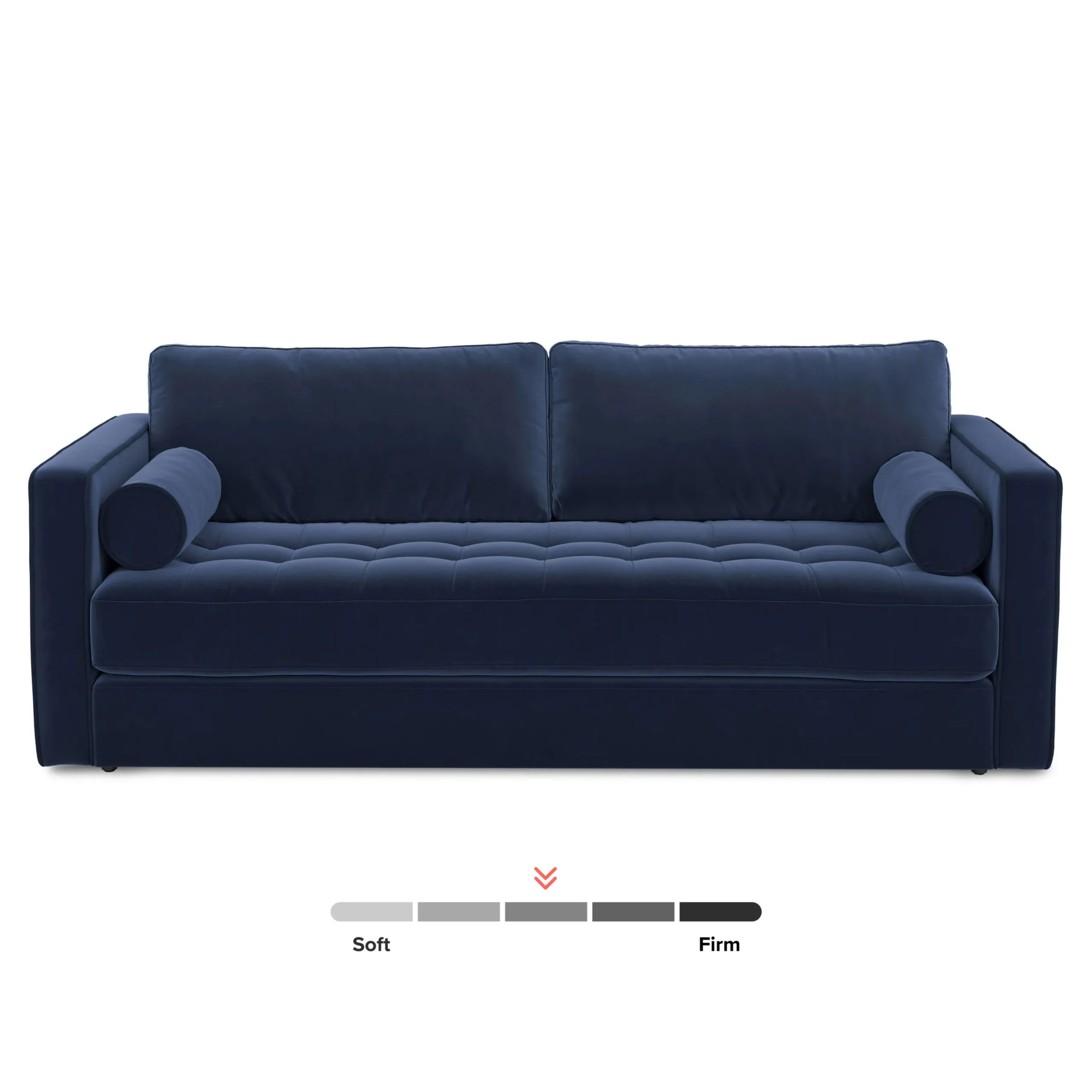 Sven 88_ Tufted Velvet Sofa Bed - Plush Cascadia Blue - Image 5