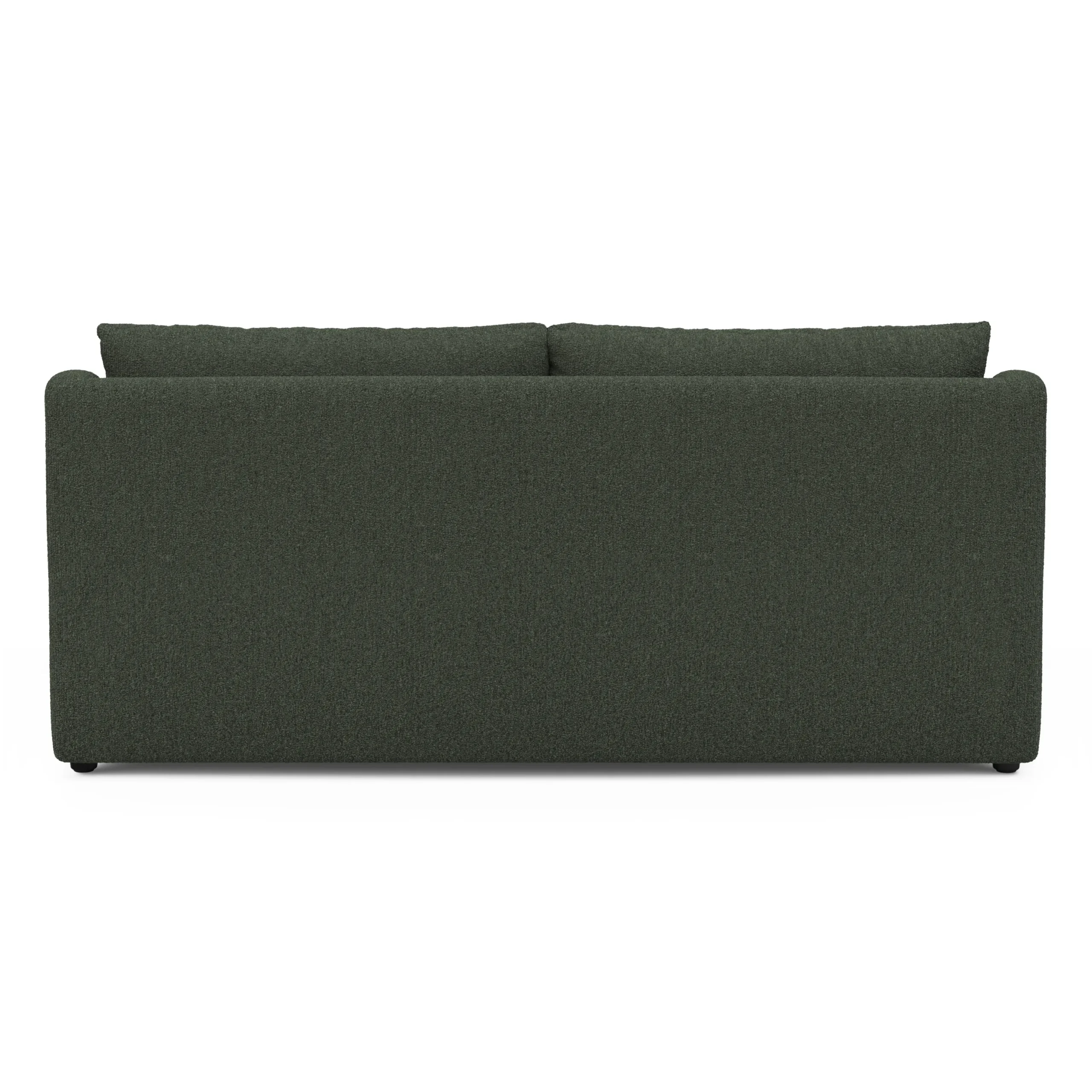 Landry 72_ Loveseat - Green Wool Bouclé - Image 5
