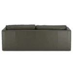 Sven 88_ Grounded Tufted Leather Sofa - Charme Green