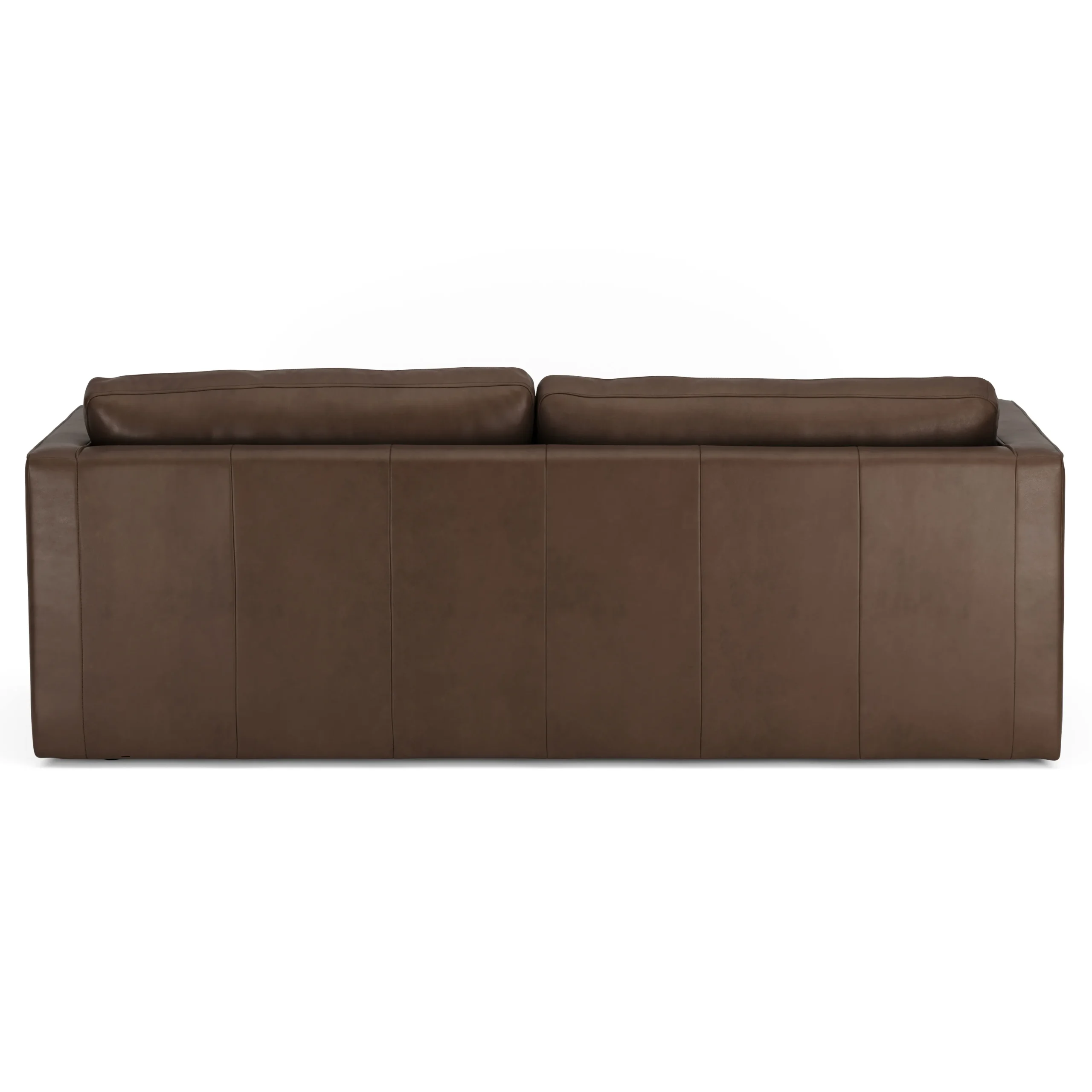 Sven 88_ Grounded Tufted Leather Sofa - Charme Chocolat - Image 7