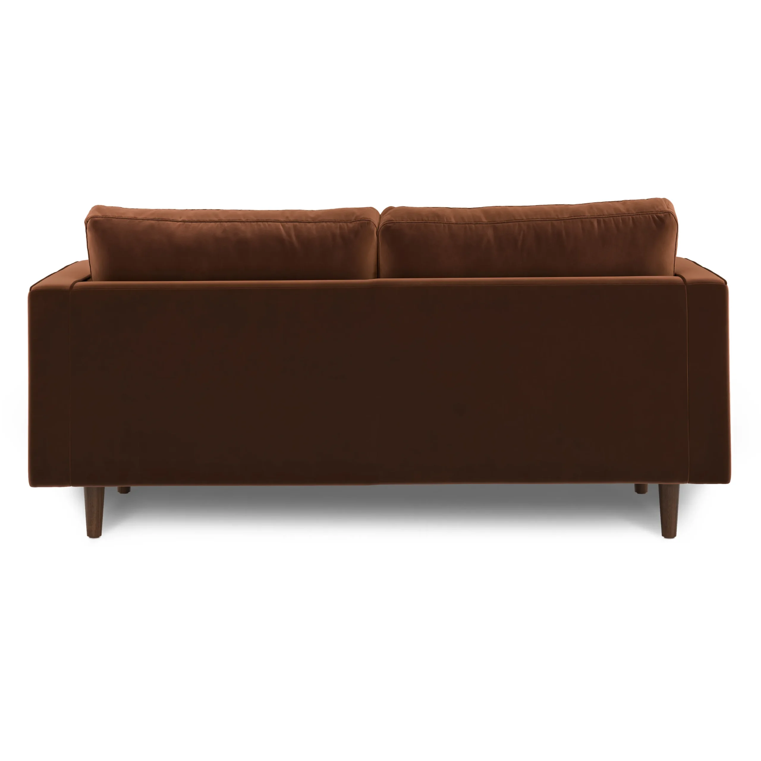 Sven 72_ Tufted Velvet Loveseat - Plush Pacific Brown - Image 9