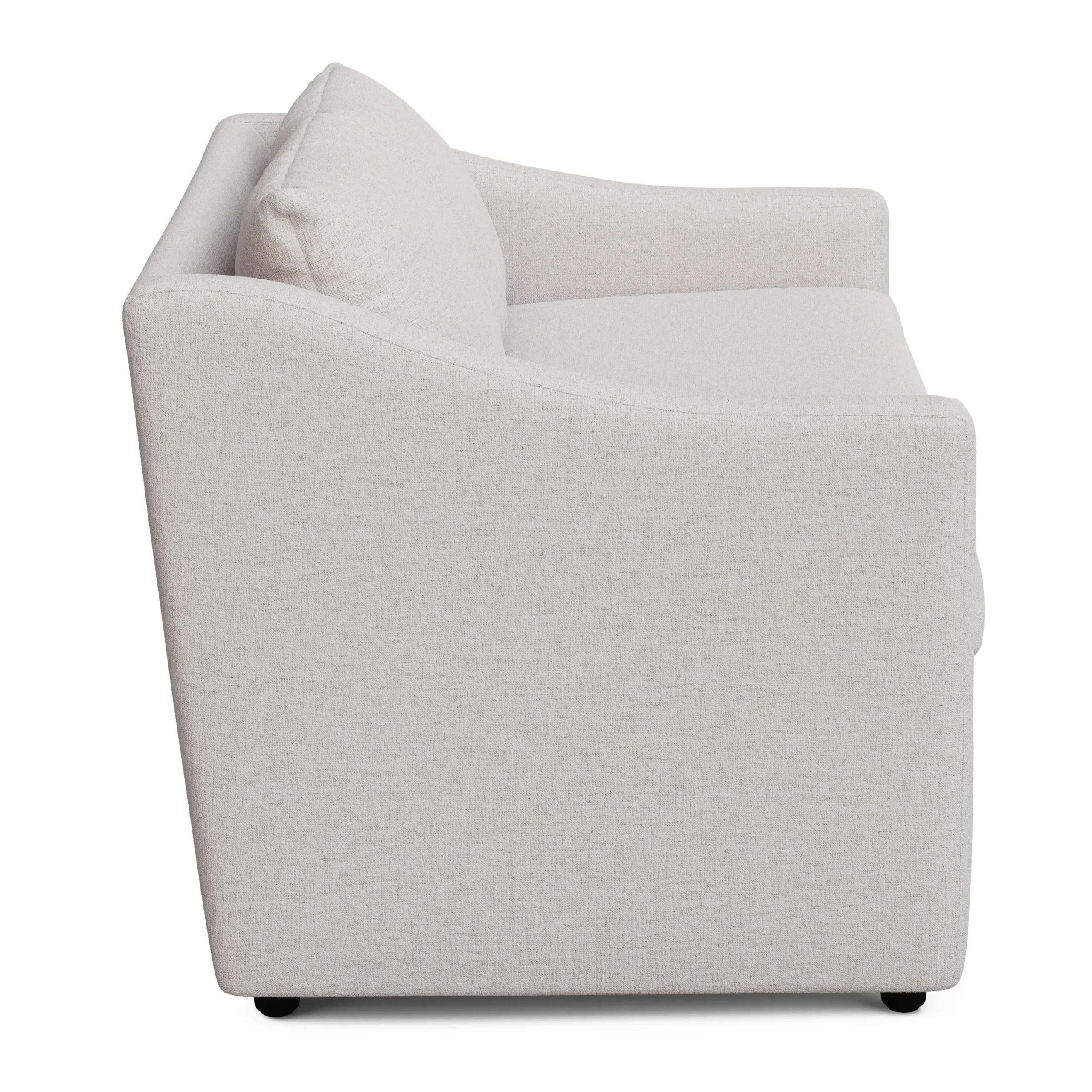 Landry 72_ Loveseat - Napa White - Image 5