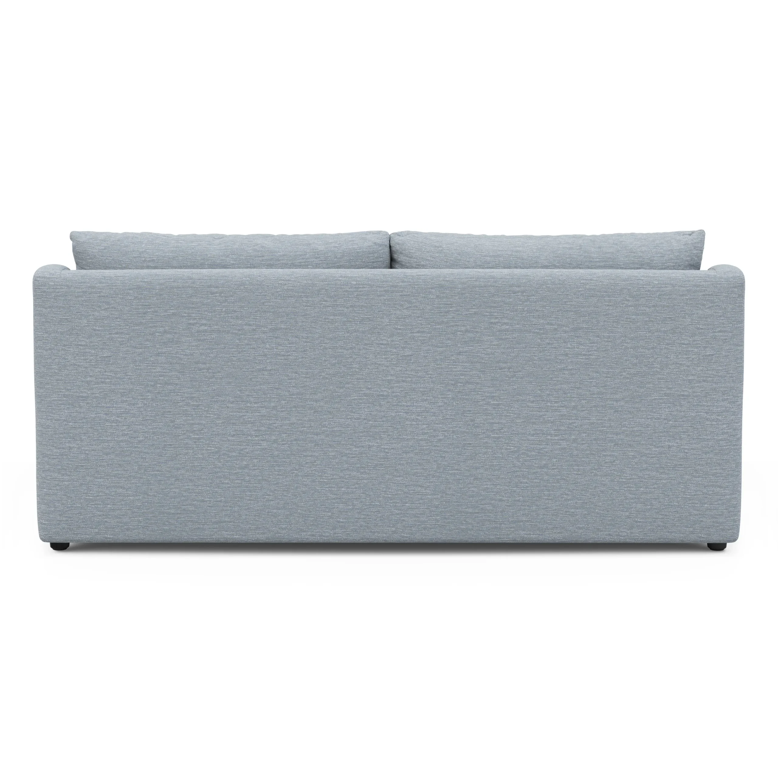 Landry 72_ Loveseat - Silver Light Blue - Image 5