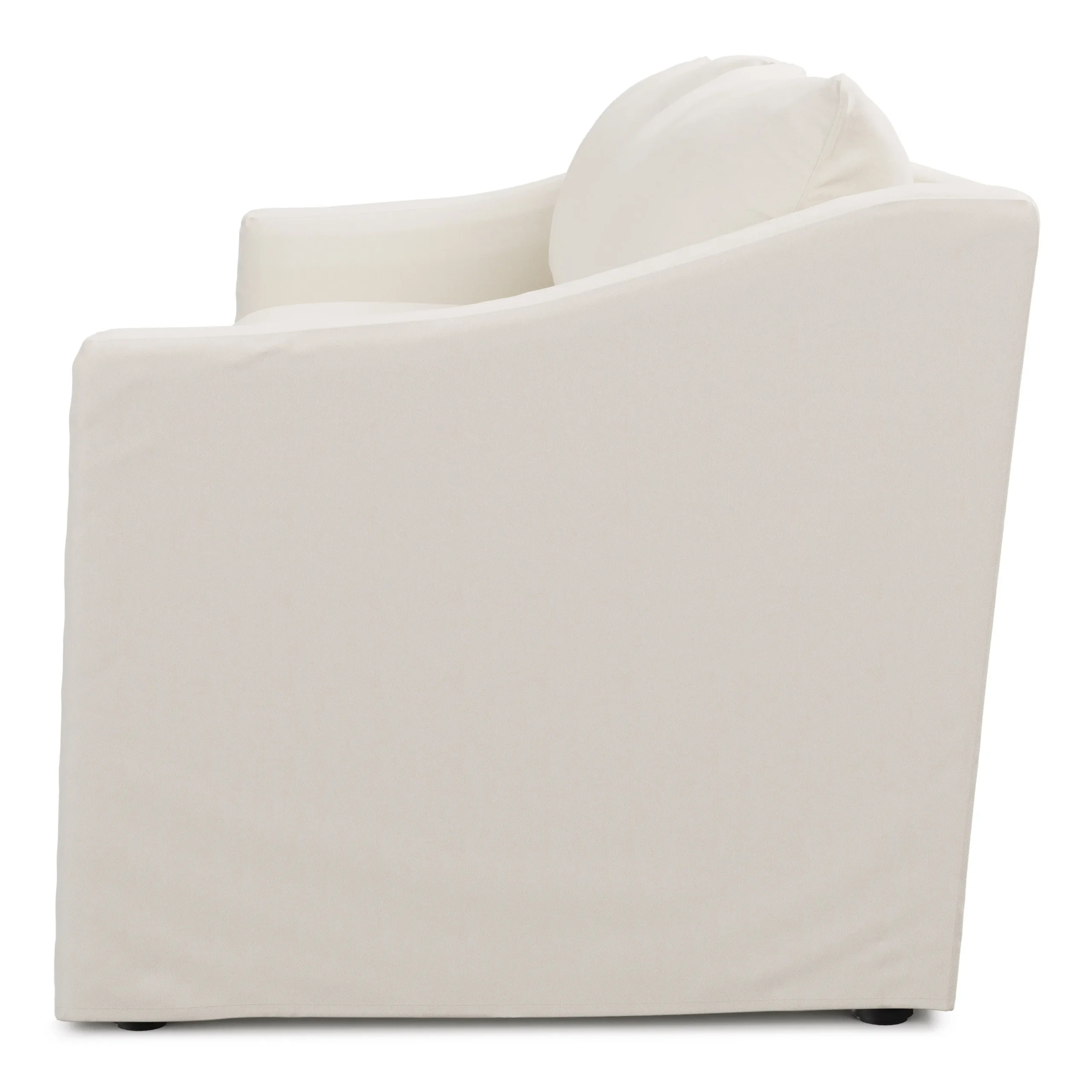 Landry 84.5_ Slipcover Sofa - Fine White - Image 10