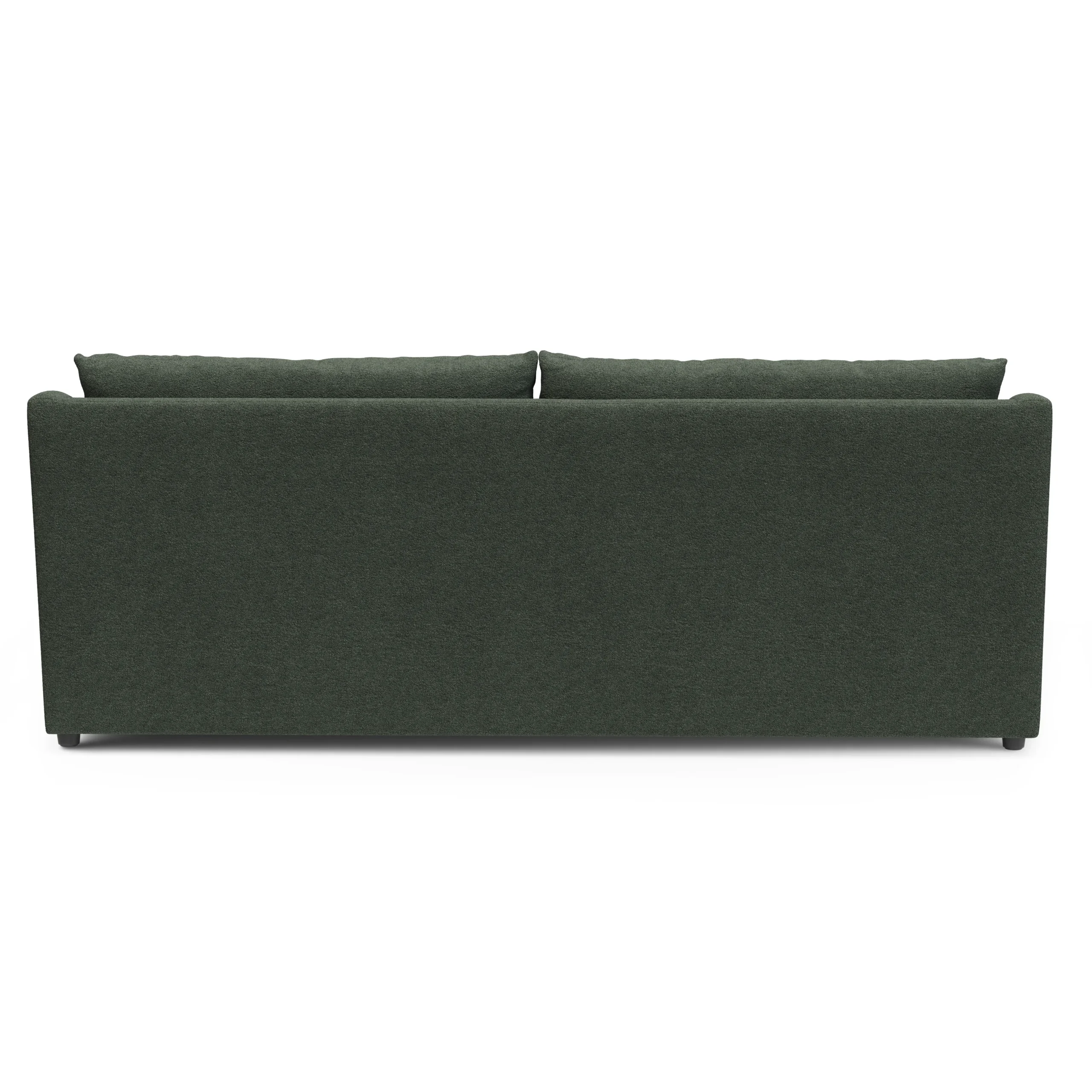 Landry 84.5_ Sofa - Green Wool Bouclé - Image 5