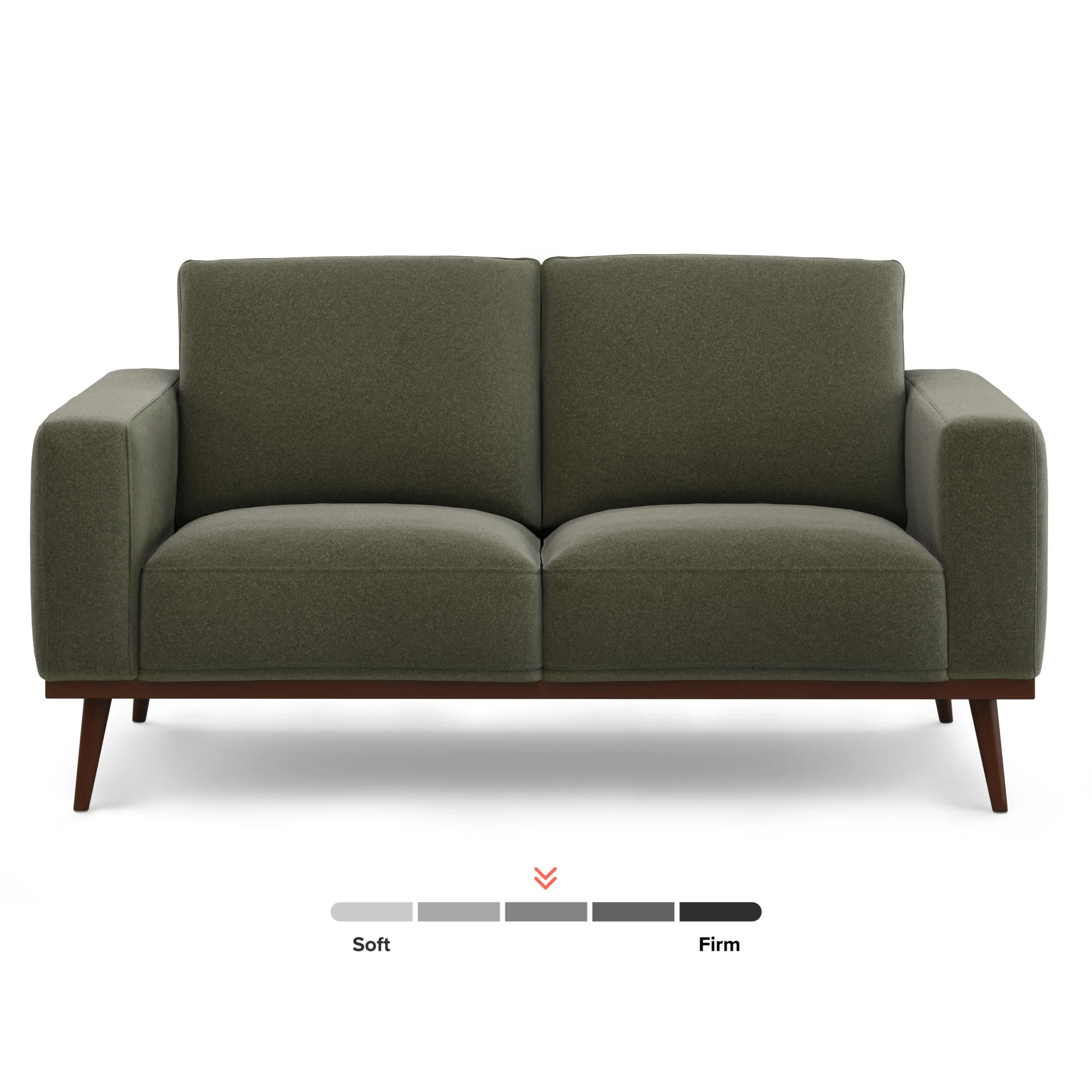 Rhett 63.5_ Loveseat - Felted Green - Image 6