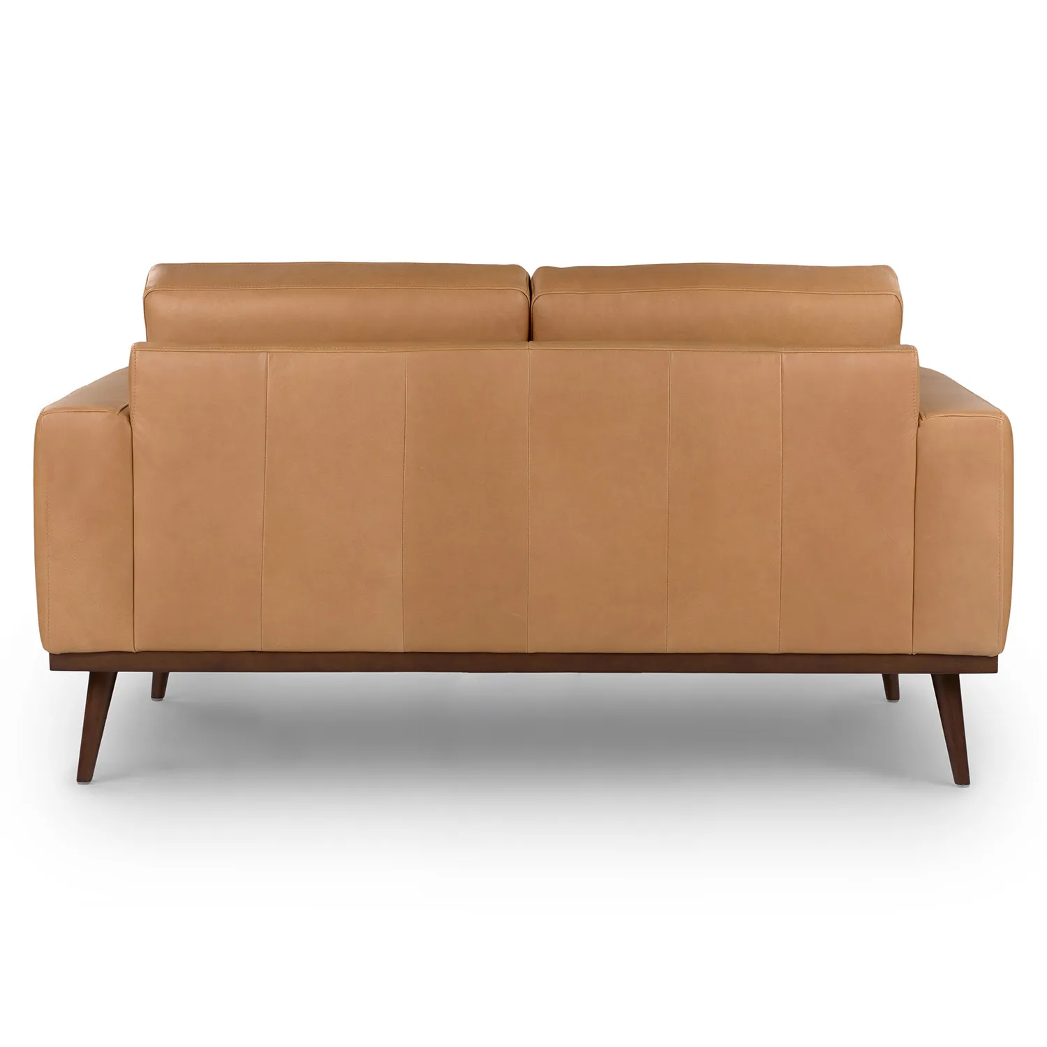 Rhett 63.5_ Leather Loveseat - Charme Tan - Image 8