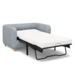 Vati 53_ Sleeper Chair -  Silver Light Blue