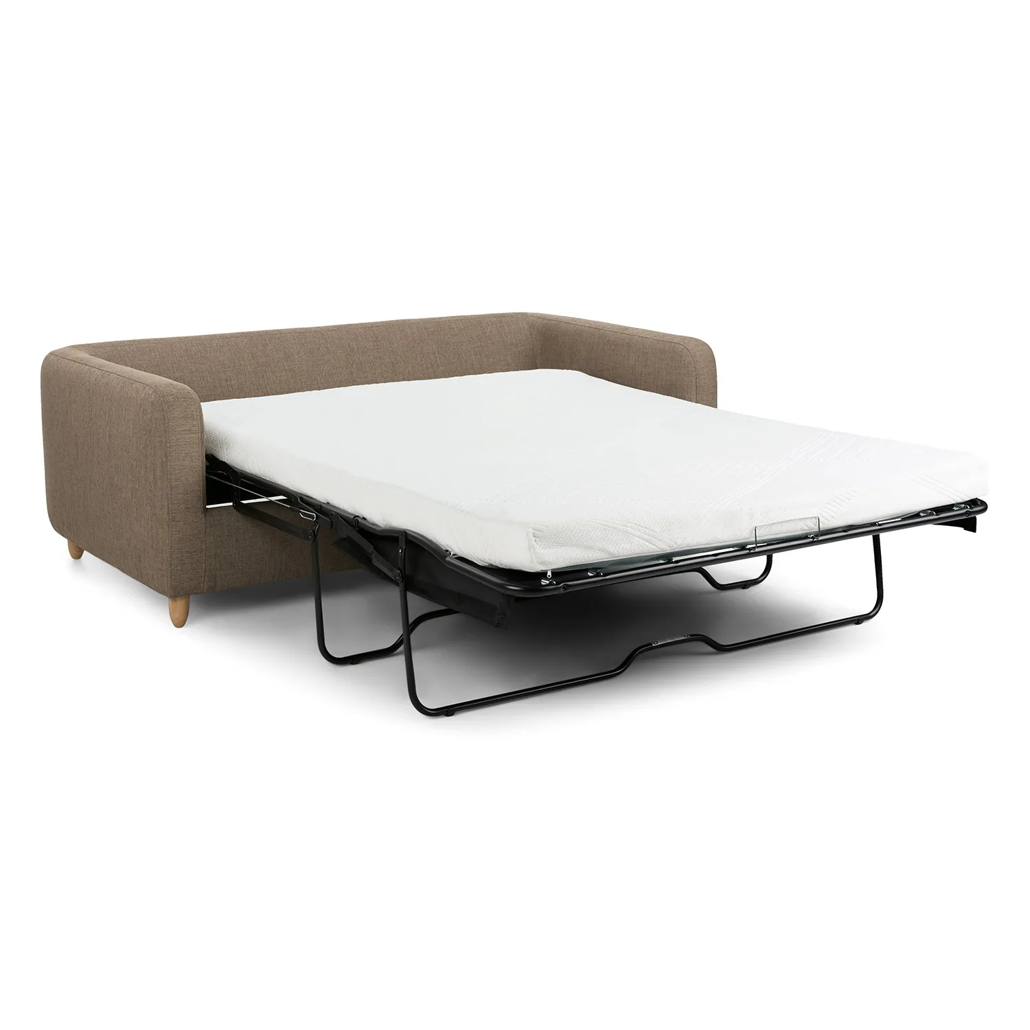 Vati 80_ Sofa Bed - Natural Oak and Buckler Brown - Image 5